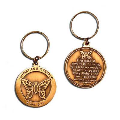 “Christian Butterfly”® Key Rings