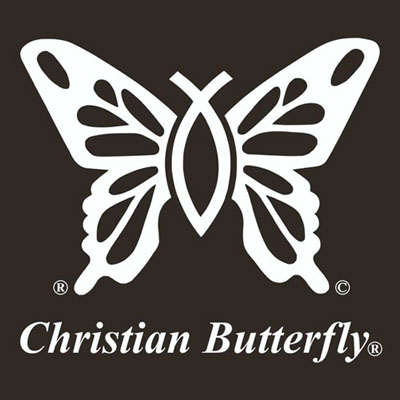 “Christian Butterfly”® Window Decal